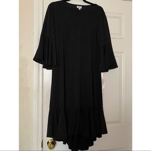 NWT Bell Sleeved LulaRoe Dress — Black